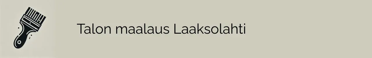 Talon maalaus Laaksolahti